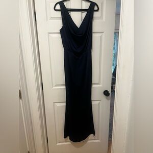 Fame and Partners Cowl Neck Gown